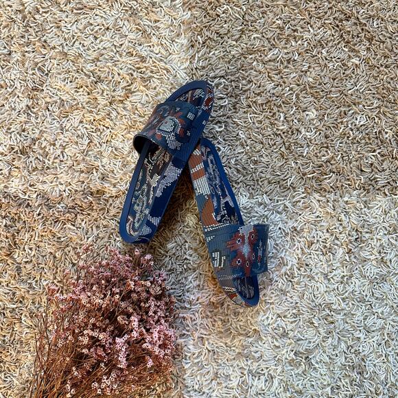 Y/Project Melissa Slide Sandals Slippers Navy Women’s Size 8 US / 39 EUR - Picture 1 of 11